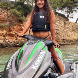 Moto de agua, jetski en Calanova. Reflejo Maifero